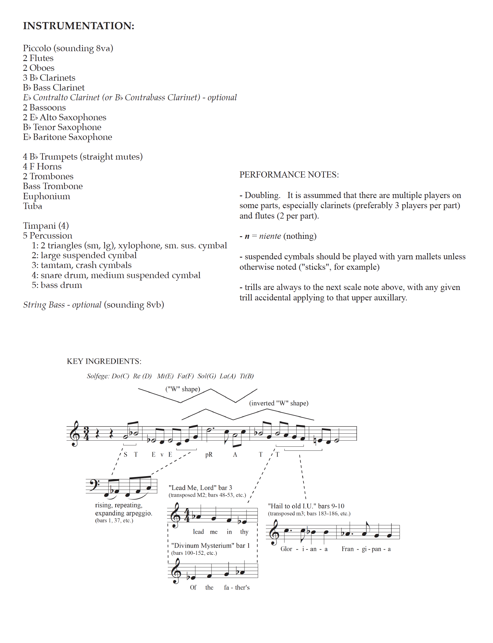instrumentation
